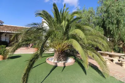 Jardín al aire libre en Loma la Parra