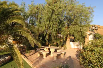 Jardín al aire libre en Loma la Parra