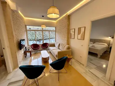 Cama o camas de una habitación en Amazing new apartment - La Judería