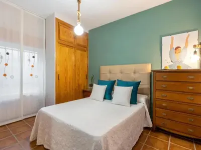 Cama o camas de una habitación en Beautiful villa with private pool in Baena – 221 m²
