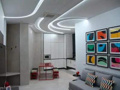 Zona de estar de Geo Apartamento