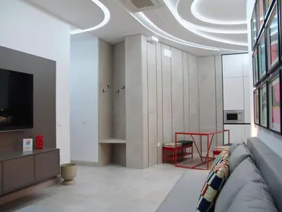 Zona de estar de Geo Apartamento