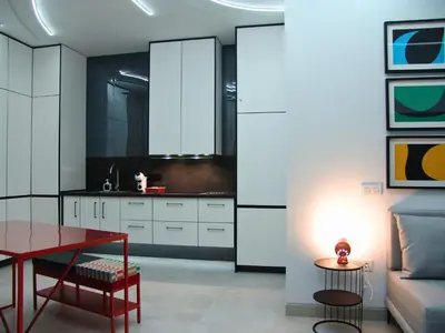 Una cocina o zona de cocina en Geo Apartamento