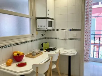 Una cocina o zona de cocina en Silence comfort and a pool in Santa Cruz