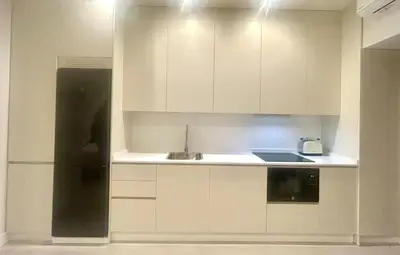 Una cocina o zona de cocina en Apartamentos Almogavares Las Rosas