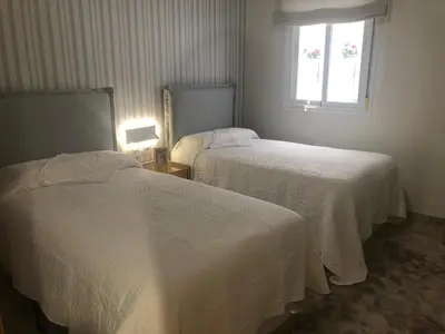 Cama o camas de una habitación en Atelier de lujo lucena