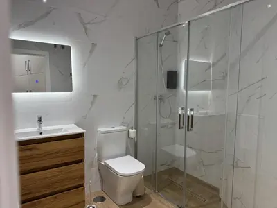 Un baño de Apartamentos Centro Suites