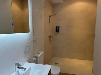 Un baño de Apartamentos Centro Suites