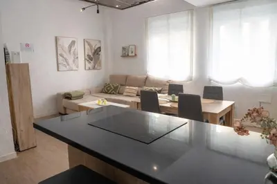 Zona de estar de The Felipe II Apartment