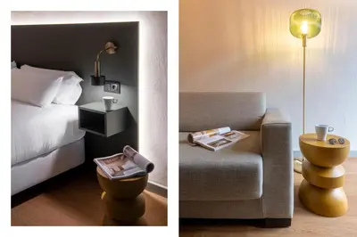 Cama o camas de una habitación en Acueducto Suites Apartments I