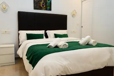 Cama o camas de una habitación en Suite San Luis