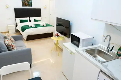 Cama o camas de una habitación en Suite San Luis