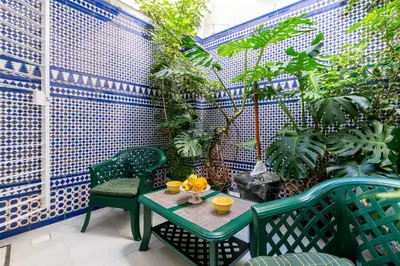 Jardín al aire libre en Apartment Alameda