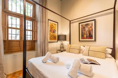 Cama o camas de una habitación en Ohliving Estrellita de Castro