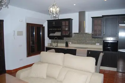 Una cocina o zona de cocina en Apartamentos Bodeguetas
