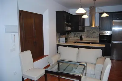 Una cocina o zona de cocina en Apartamentos Bodeguetas