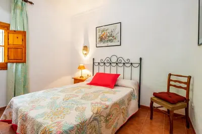 Cama o camas de una habitación en Casa La Encina