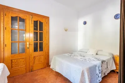 Cama o camas de una habitación en Casa La Encina