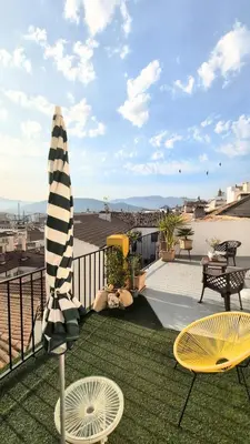 Un balcón o terraza de Los Caños - Calm Home & parking