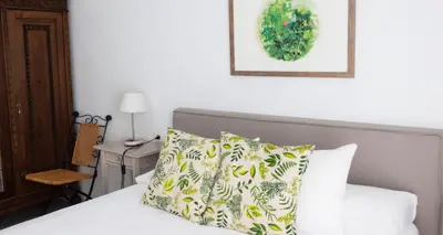 Cama o camas de una habitación en Amparo Cinco