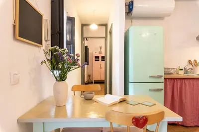 Una cocina o zona de cocina en Andalusian Courtyard