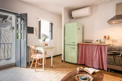Una cocina o zona de cocina en Andalusian Courtyard