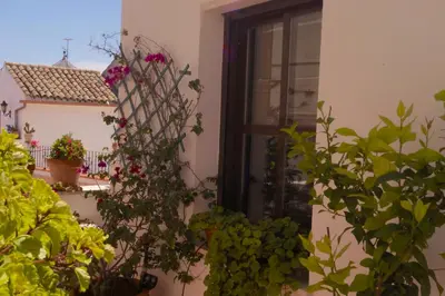 Jardín al aire libre en Penthouse Puerta de la Judería
