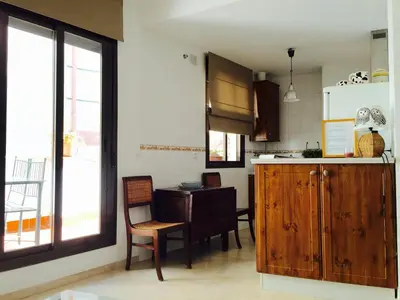 Una cocina o zona de cocina en Penthouse Puerta de la Judería