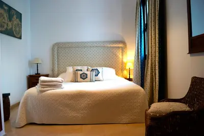 Cama o camas de una habitación en Penthouse Puerta de la Judería
