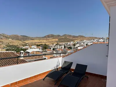 Vista general de una montaña o vista desde el apartamento