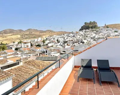 Vista general de una montaña o vista desde el apartamento
