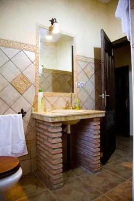 Un baño de Casa Rural y Espacio para Eventos El Pantano