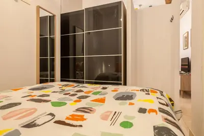 Cama o camas de una habitación en Loft Centro Histórico zona Alameda