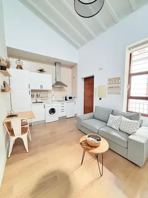 Una cocina o zona de cocina en La buhardilla