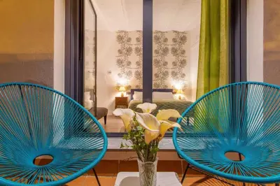 Zona de estar de Apartamentos RG Dúplex San Bernardo