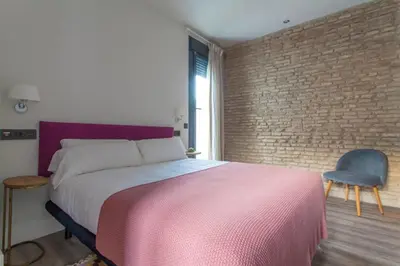 Cama o camas de una habitación en Apartamentos RG Dúplex San Bernardo