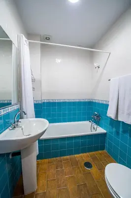 Un baño de Apartamentos La Venta del Charco
