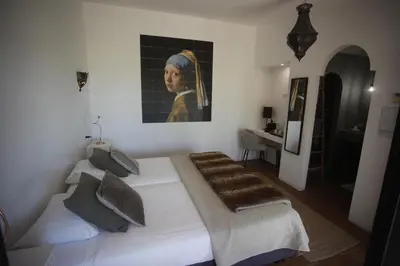 Cama o camas de una habitación en La Posada del Torcal