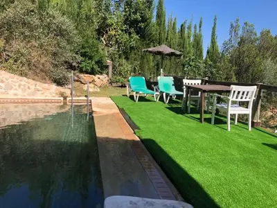 Jardín al aire libre en Apartamento El Mirador Rocabella