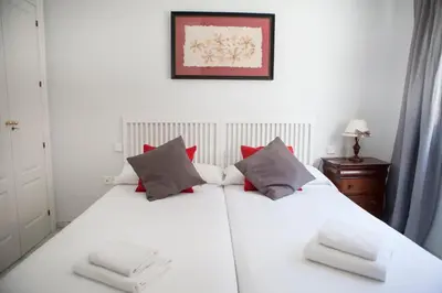Cama o camas de una habitación en Apartamento Buhaira