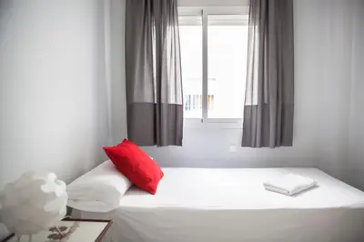 Cama o camas de una habitación en Apartamento Buhaira