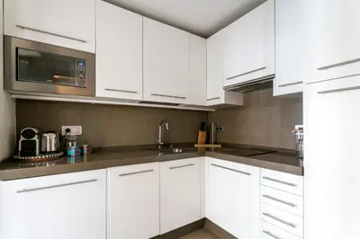 Una cocina o zona de cocina en Apartamento Caballerizas Centro