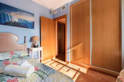 Cama o camas de una habitación en Ático Guadalhorce - Mirador privado con barbacoa y solárium