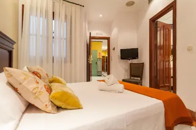 Cama o camas de una habitación en Hotel Baco