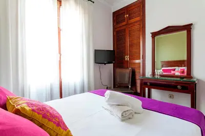 Cama o camas de una habitación en Hotel Baco