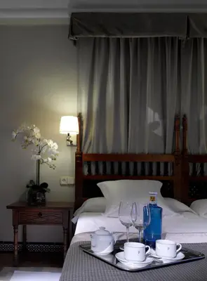 Cama o camas de una habitación en Parador de Carmona