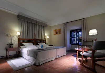Cama o camas de una habitación en Parador de Carmona