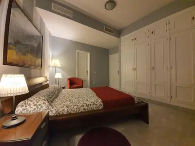 Cama o camas de una habitación en Ático San Clemente