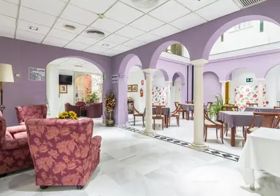 Zona de estar de Hotel Platería