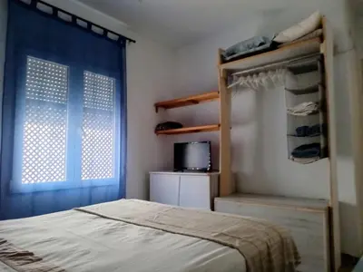 Cama o camas de una habitación en Apartamento San Agustín